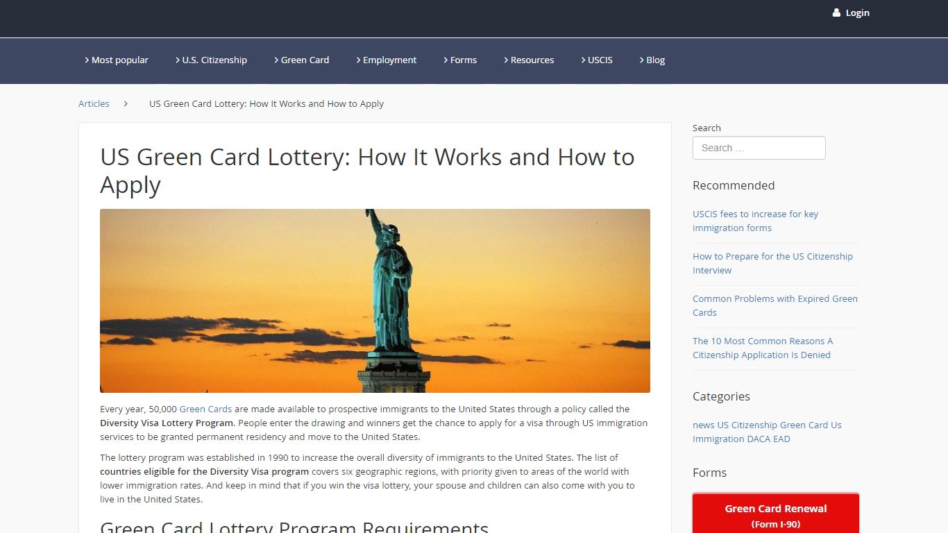 US Green Card Lottery: How It Works and How to Apply